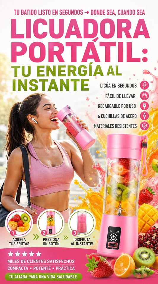 hero - Licuadora portatil recargable 😎